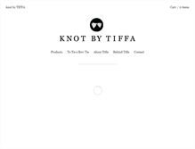 Tablet Screenshot of knotbytiffa.com